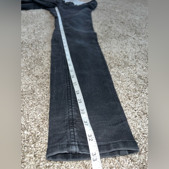 Queen Mum Sisters Black Grey Wash Grey Maternity Extension Skinny Size 27 Jean - Picture 10 of 11